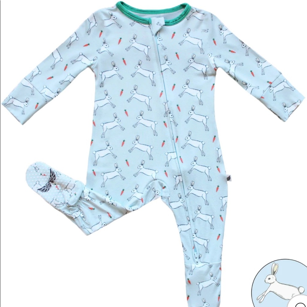 New Free Birdees zipper footie